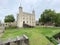 A view of the grounds of the Tower of London