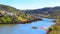 View of Guadiana river in Mertola, Portugal.