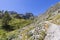 View of Guglielmo Migliorero Refuge in the Maritime Alps in the municipality of Vinadio, in the province of Cuneo, altitude of