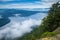 View of the Gulf Islands from Saltspring Island`s Mount Maxwell Provincial Park