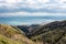 View of Gulf of Manfredonia from Monte Sant Angelo, Gargano Peninsula in Italy