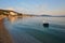 View of the Gumusluk Bodrum Marina, sailing boats and yachts in Bodrum town, city of Turkey