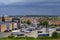 View of Haderslev from Sundhedscenteret on June 7th 2020