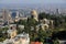 View of Haifa Israel with Nuclear Plant and Shrine of Bab