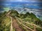 The view of Haiku stairs, Stairways to Heaven