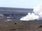 View of the HalemaÊ»umaÊ»u crater of the Kilauea volcano