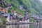 The view of Hallstatt, Austria, after a rain