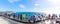 View of the Halona Blowhole Lookout, Tourist Attraction in Oahu island