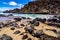 View of Halona Cove, Oahu, Hawaii, on a sunny summers day