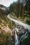 View from Handeckfall bridge in the Switzerland