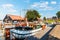 View at the harbor of the Dutch city of Harderwijk