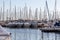 View of the harbor with yachts. Cannes, France.