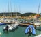 The view from the harbour breakwater at Lerici, Italy