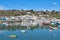 View of the harbour and the Cob, at Lyme Regis.