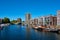 View of the harbour of Delfshaven. Rotterdam, Netherlands