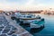 View of the harbour of Greek Island Paros