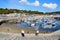 View of the harbour, Lyme Regis, UK.