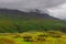 View of the Hardknott Roman Fort , Cumbria, England