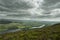 View from Hathersage Moor in Peak District National Park, Derbyshire, England, UK.