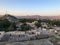 View on the Hatta city and mountains UAE