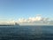 View of Haulover Park and Sunny Isles Beach from a Pier in Bal Harbour Beach in Miami.