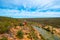 View from the Hawks Head Lookout in Kalbarri National Park Western Australia