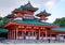 View of the Heian Shrine in Kyoto, Japan