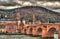 View of Heidelberg with Alte Brucke