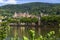 View of Heidelberg in summer with long-term exposure