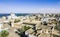 View from the heights over the port and the Medina of Sousse Tun