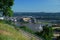 View of Heinz Field and three rivers in Pittsburgh