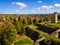 A view of Helmsley, a market town and civil parish in the Ryedale district of North Yorkshire, England