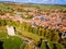 A view of Helmsley, a market town and civil parish in the Ryedale district of North Yorkshire, England