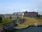 View of Helsinki fortress at the coast of Baltic sea in Helsinki, Finland