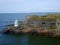 View of Helsinki fortress at the coast of Baltic sea in Helsinki, Finland