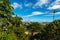 View of the Hercilio Luz Suspension Bridge. The longest suspension bridge in Brazil and the symbol of the city of Florianopolis