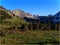 View from Hidden Lake Trail toward Gunsight Mountain, Glacier National Park