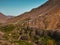 View of High Atlas mountain village Tacheddirt