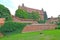 View of the High Knight`s Castle of the Teutonic Order. Malbork, Poland