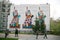 View of the High Line streets in Chelsea, New York. May 2019