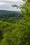 View from a high lookout point on the Shell River Valley Hiking Trail at Duck Mountain Provincial Park, Manitoba, Canada