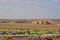 View Of High School Athletic Fields In Arizona High Desert