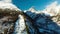 View of High Tatras mountains from Hrebienok in the Tatra National park, Slovakia