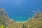 The view from the highest point of the island of Capri the Blue