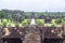 View from the highest tower of Angkor wat temple