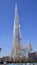 View on the highest tower in the world Burj Khalifa in Dubai, UAE
