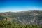 The view from The highest waterfall in National park Giant mountains in Czech republic