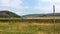 View from Highway 40 in Northern Utah Near Strawberry Reservoir with Snow Fence and Meadow