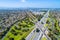 View of highway interchange in Melbourne.