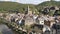 View from hill on belgian city La Roche-en-Ardenne